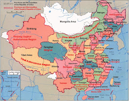 中国地图 - Map of People's Republic of China