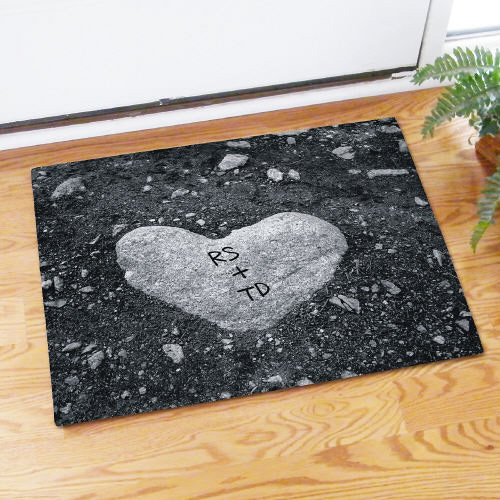 Unique Doormats | personalized gifts heart of stone personalized valentine Unique Doormats | personalized gifts heart of stone personalized valentine