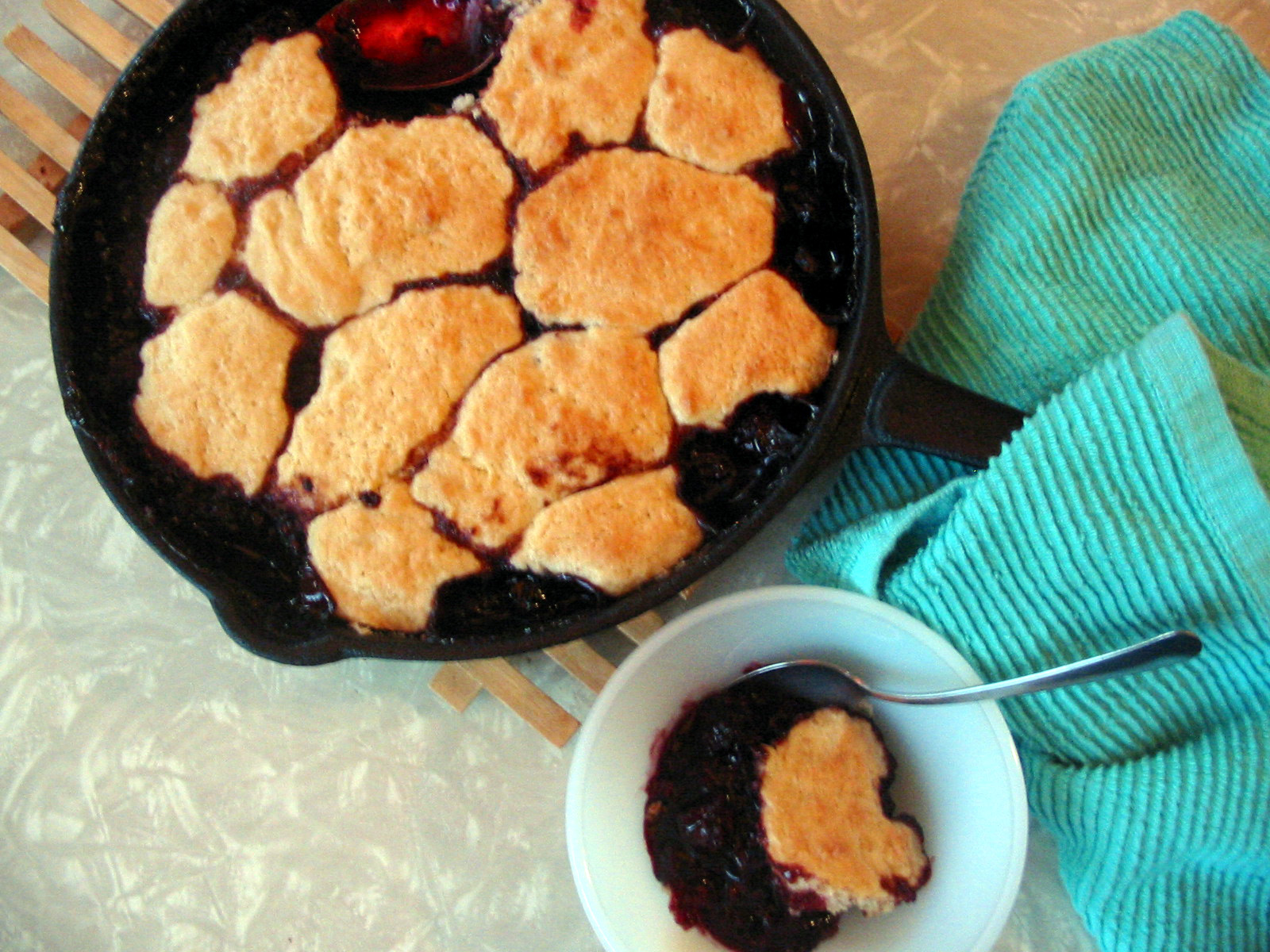 The Hungry Texan Blackberry Cobbler