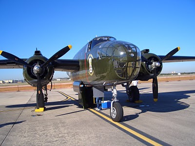 Lackland AFB Air Fest: B-25 Mitchell with Viewers