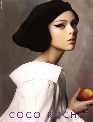 JAN 2009 Vogue features Rocha coco rocha red hair. JAN 2009 Vogue features Rocha