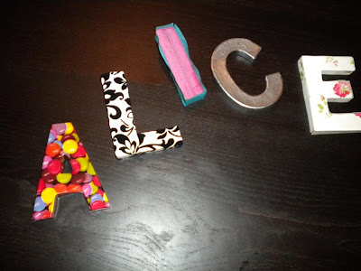 cardboard letters craft