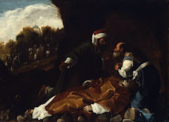 Saint Stephen Mourned by Saints Gamaliel and Nicodemus