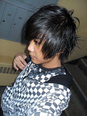 emo boys hairstyle. Korean Boy Hairstyles. black