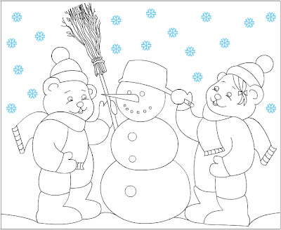 Winter Coloring Pages on Free Coloring Pages  Winter Coloring Pages   Nina Nino Comeback