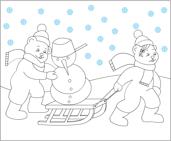 Clown Coloring Page Clown Coloring Page