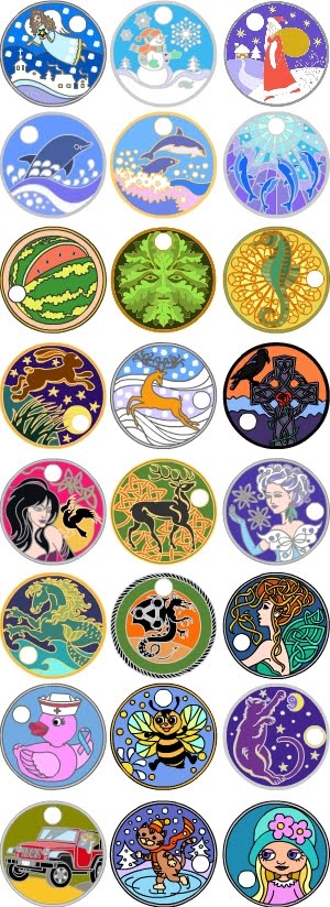 My first pathtag designs (SOLD)