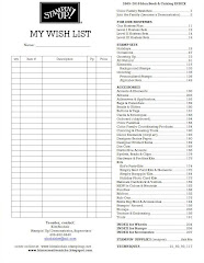 Print Your Wish List Here!