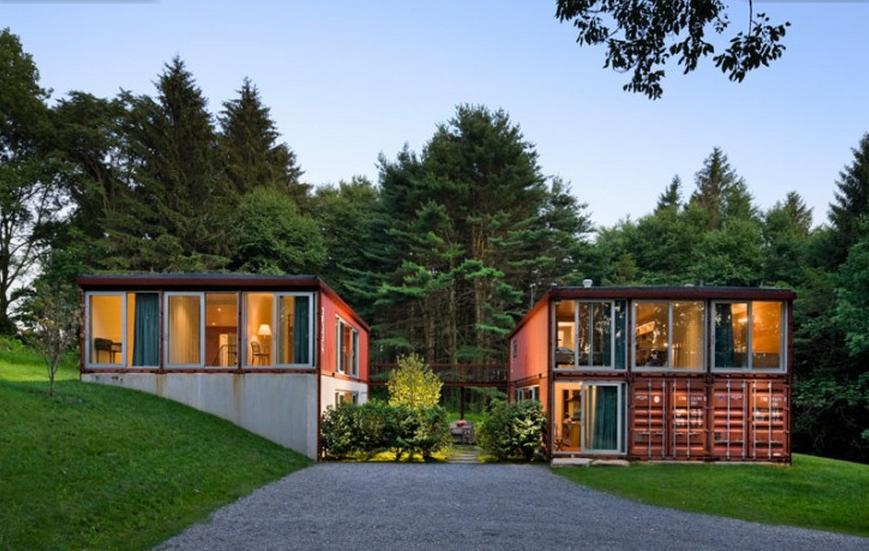 Review Beautiful Shipping Container home in NJ