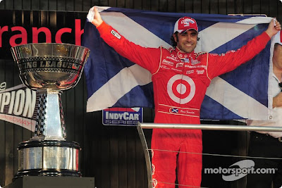 indycar 2009 10th month car trophy dario franchitti championship stage wins sallee andy credit series