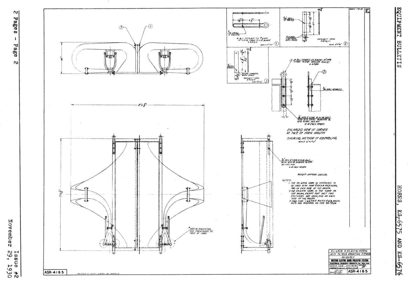retro vintage modern hifi Western Electric Horn Type 16