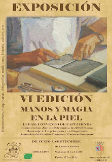 Cartel de 'Manos y Magia en la Piel'