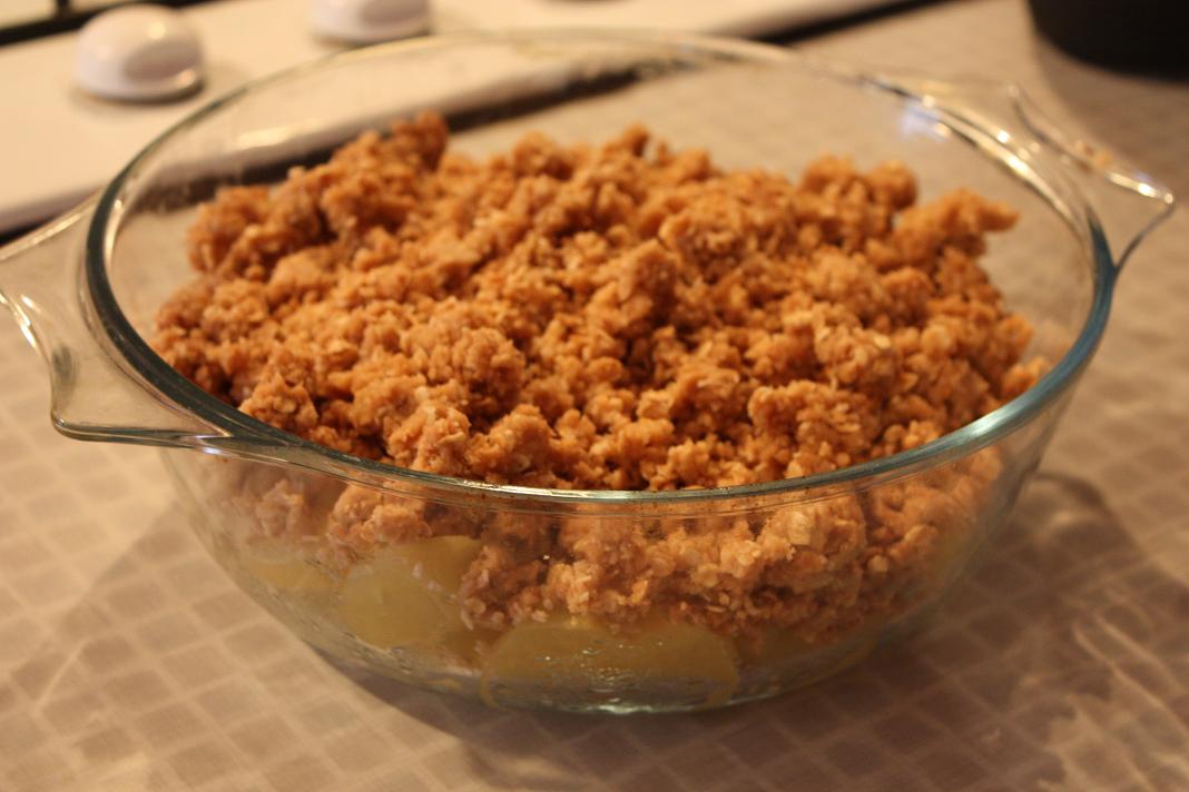Snickerdoodle Creations Recipe Dairy and Gluten Free Apple Crumble