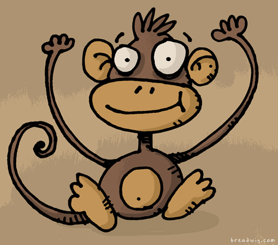 Cute Monkey cartoon