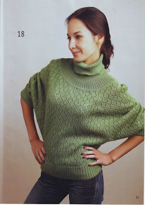 ажурный пуловер