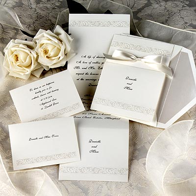 A wedding invitation or a card is a simple letter asking the recipient to