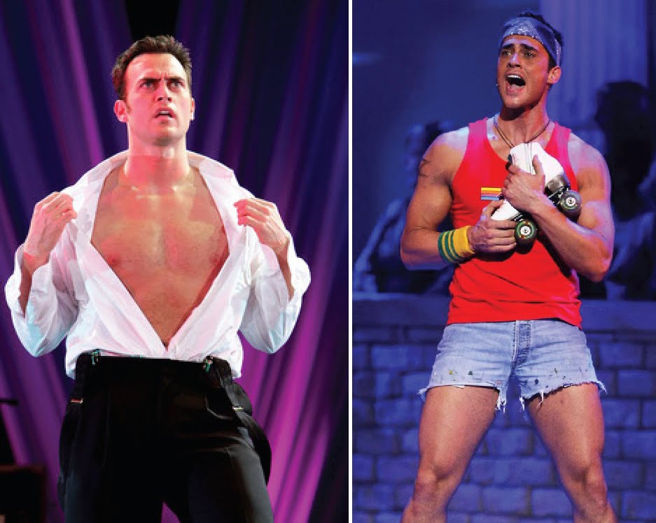 my new plaid pants Happy 35, Cheyenne Jackson