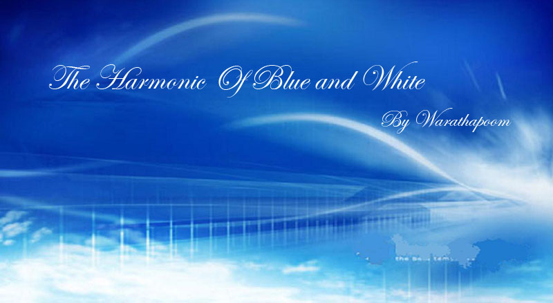 The harmonic of blue and white