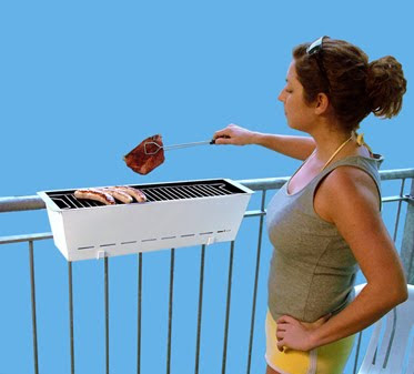 balcony barbeque grill