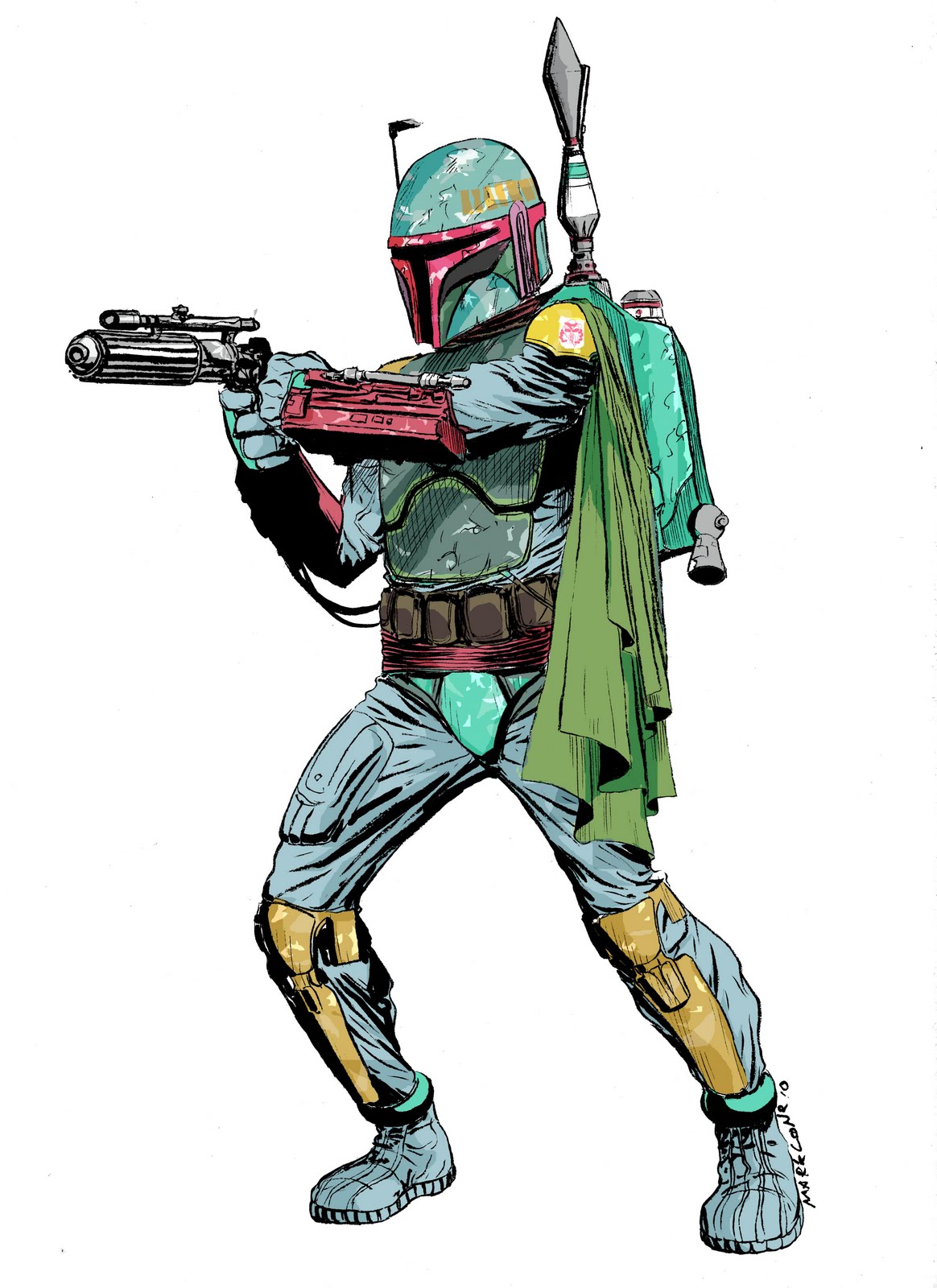 Boba Fett Cartoon