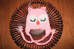 Pink sleepy Owl hat