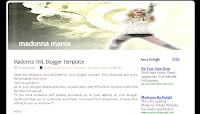 madonna blogger template download