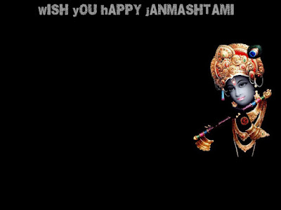 wallpaper krishna god. Photo :God Krishna Playing Flute , Black Background