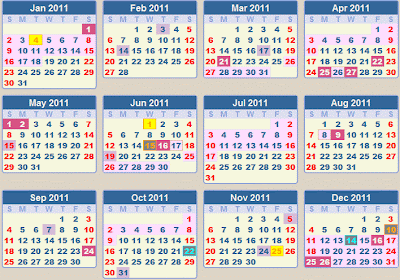 Free Printable Calendar 2011 on Printable Calendar 2011 Free Download