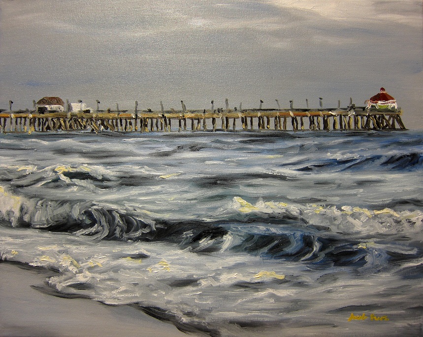 Jacob Brest Paintings Huntington Beach Pier