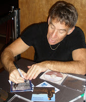 Stephen Schwartz autographs his CD for us