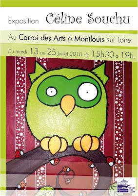 Jusqu'au 25 juillet - Céline Souchu expose au Carroi des Arts  Copie+de+affiches_et_flyers