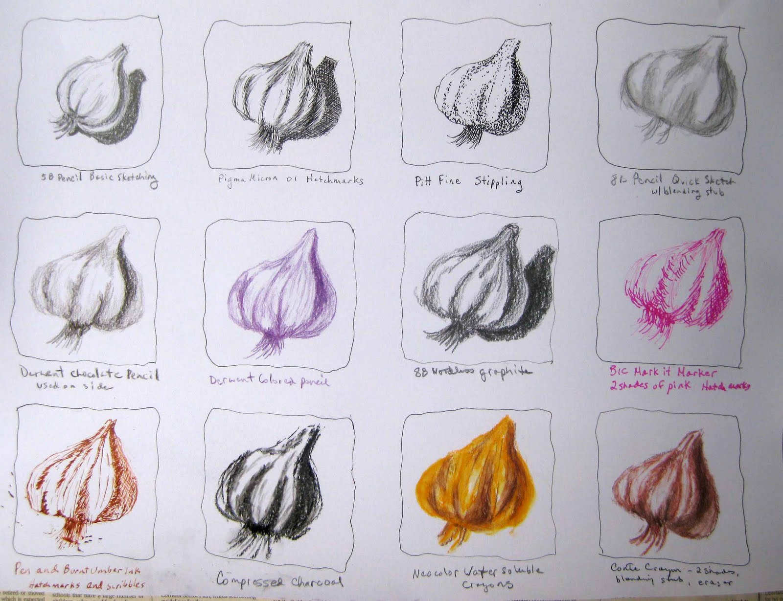 Mark Making Examples