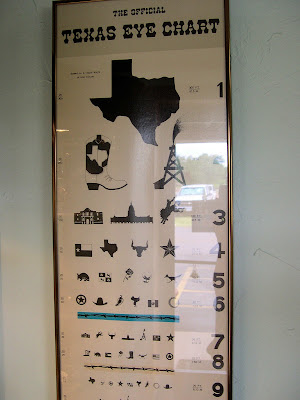 The Official Texas Eye Chart