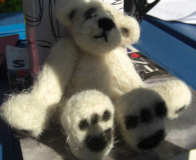 felted teddy bear