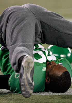 ... caption here my choice eddie davis tries his best to be a cfl referee