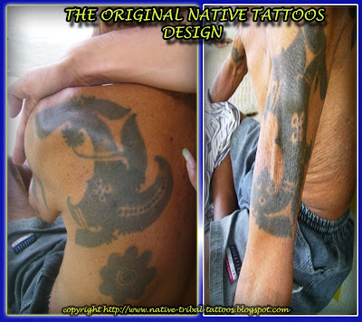 This type of tattoo is sign of originality borneo native people call 'Dayak' This type of tattoo is sign of originality borneo native people call 'Dayak'