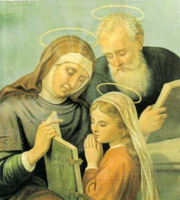 Santa Ana e São Joaquim, avós de Maria Santa Ana e São Joaquim, avós de Maria