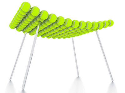 Tennis ball seat