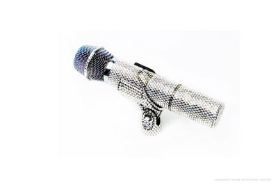Swarovski-Studded Retro Mike