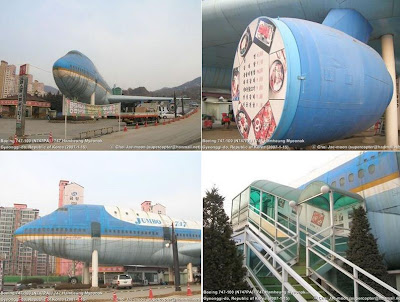 Boeing 747 Turned Into A Restaurant