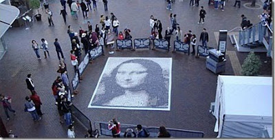 Mona Lisa Recreated With Cups Of Coffee (6) 1
