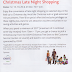 Christmas Late Night Shopping
