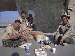 Iraqi Army rooftop picnic