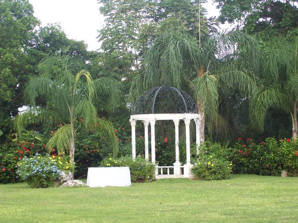 One of the lovely garden gazebo 39s at Sandals Grande Ocho Rios Resort in One of the lovely garden gazebo 39s at Sandals Grande Ocho Rios Resort in