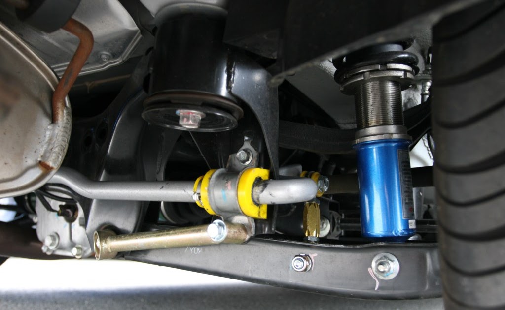 Mach V STI Blog More Footwork Whiteline Rear Sway Bar