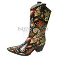 Brown Paisley Boots!