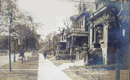 Das echte Lawndale damals POSTCARD+-+CHICAGO+-+LAWNDALE+STREET+OF+HOMES+-+YOUNG+TREES+-+SEPIA+-+1909