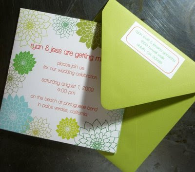Check out artist Jess Gonacha's wedding invitations