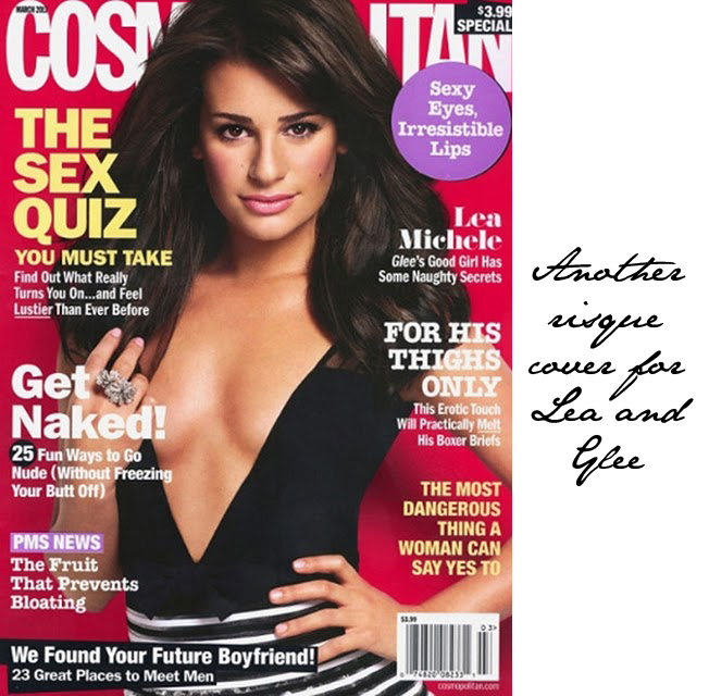 Fashion Foie Gras: Glee#39;s Lea lea michele cosmopolitan article. Fashion Foie Gras: Glee#39;s Lea