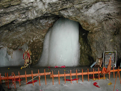 Lord Amarnath - ice Shiva Linga